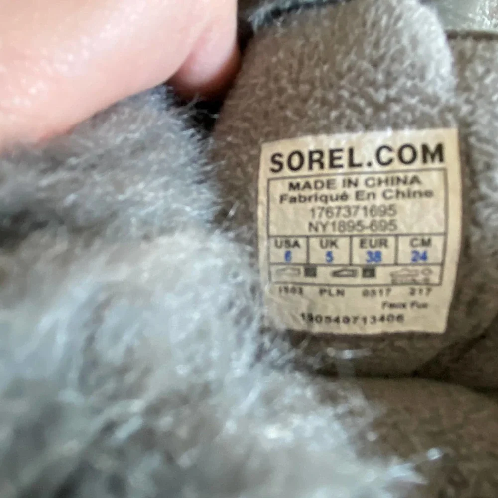 Sorel Whitney Lace NY1895 Pink Ice Tall Boot Y6 - Picture 8 of 8